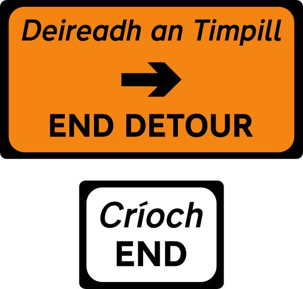 End of detour.