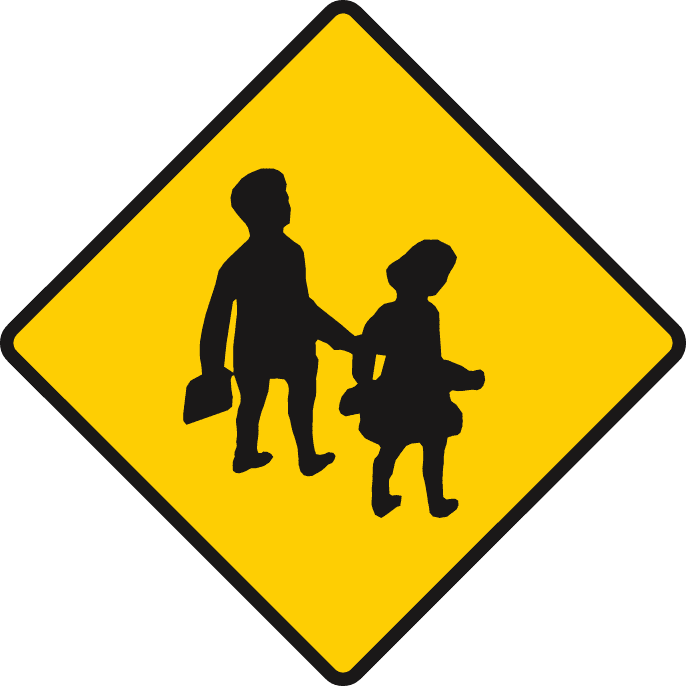 School ahead.
