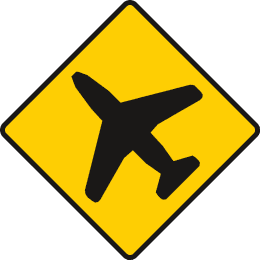 Possibility of low flying aircraft.