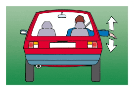 The driver intends to slow down or stop.
