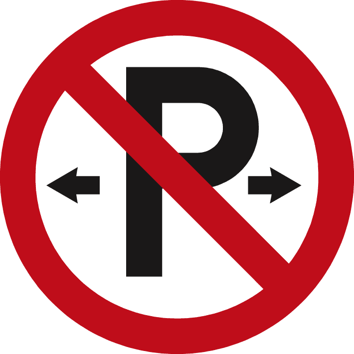 Parking is not allowed.
