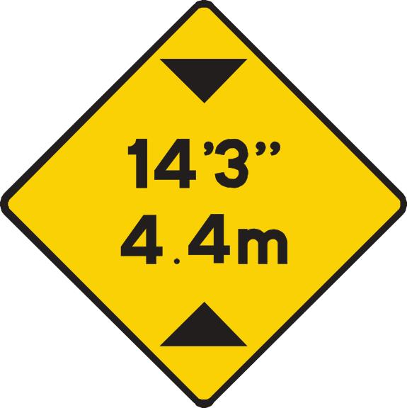 Low bridge up ahead.