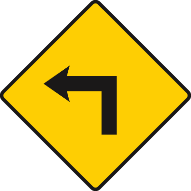 Dangerous corner ahead.