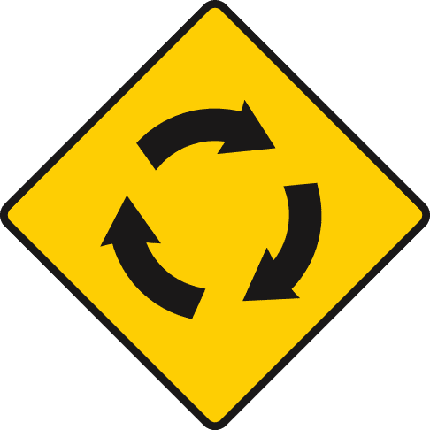 Roundabout ahead.