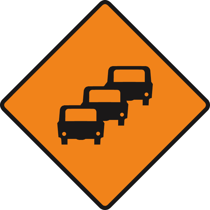Traffic queues likely ahead.