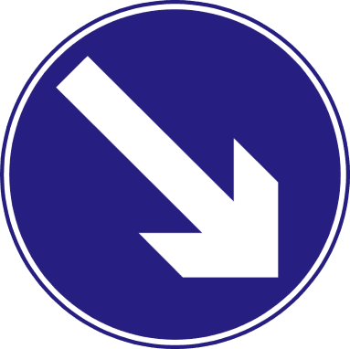 Keep right.