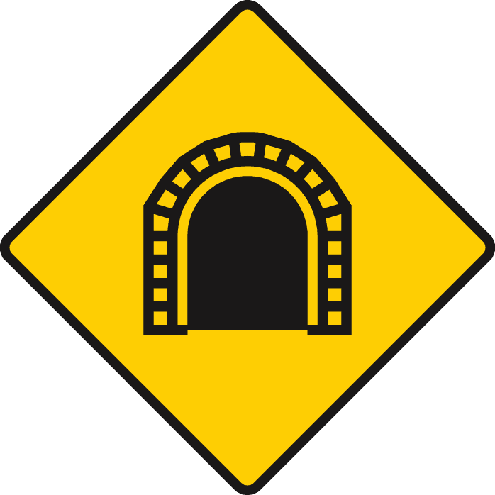 Tunnel ahead.